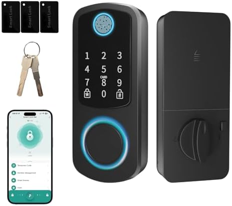 Smart Door Locks for Front Door Keyless Entry Fingerprint Door Lock