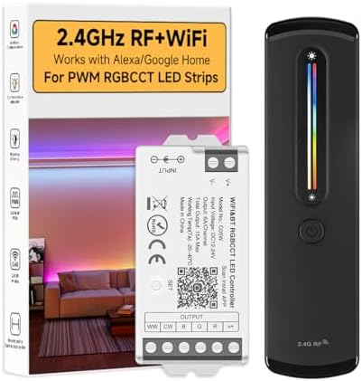 BTF-LIGHTING RF 2.4GHz Wireless Remote RC09RFB & C05W RGBWW 2.4GHz Tuya WiFi