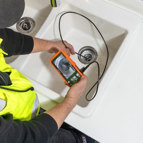 Klein Tools ET19 Wi-Fi Pro Borescope, 5.5 mm 9.8-Foot Armored Snake
