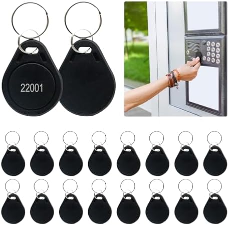 26 Bit Proximity Key Fobs, 50Pcs H I D 125KHZ RFID Key Fob Works with Prox Ke...
