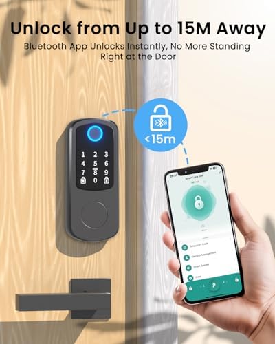 Smart Door Locks for Front Door Keyless Entry Fingerprint Door Lock