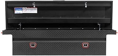 Weather Guard Saddle Truck Tool Box Aluminum Full Low Profile Textured Matte ...