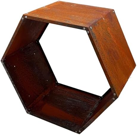 Firewood Log Rack, Heavy-Duty Hexagon, Indoor & Outdoor