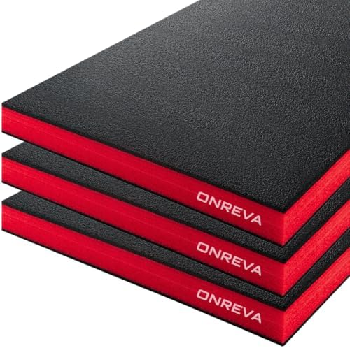 ONREVA Tool Box Foam Organizer 22x18x1.5 inch 3pack, Kaizen Sheets for Pro To...