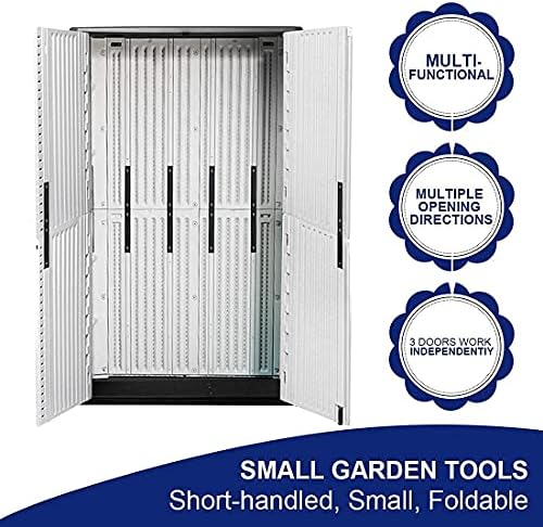 Kinying Outdoor Storage Cabinet, Vertical Storage Shed Perfect to Store Patio...