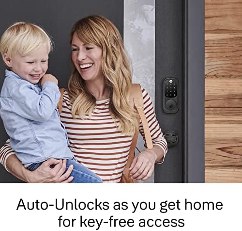 Yale Assure Lock Touchscreen Deadbolt with Wi-Fi, Black Suede
