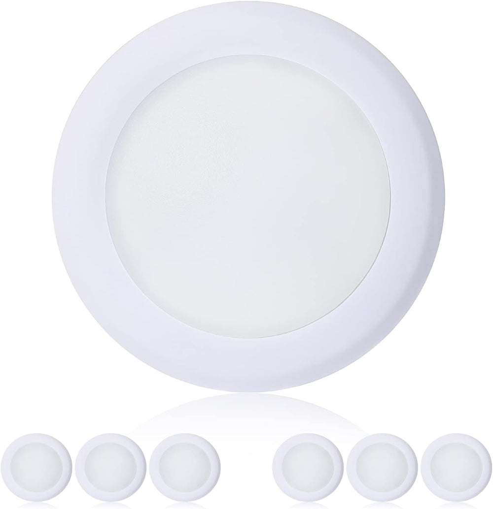 TOPELER 6in Dimmable Flush Mount Ceiling Recessed Light, 15W 4000K Cool White...