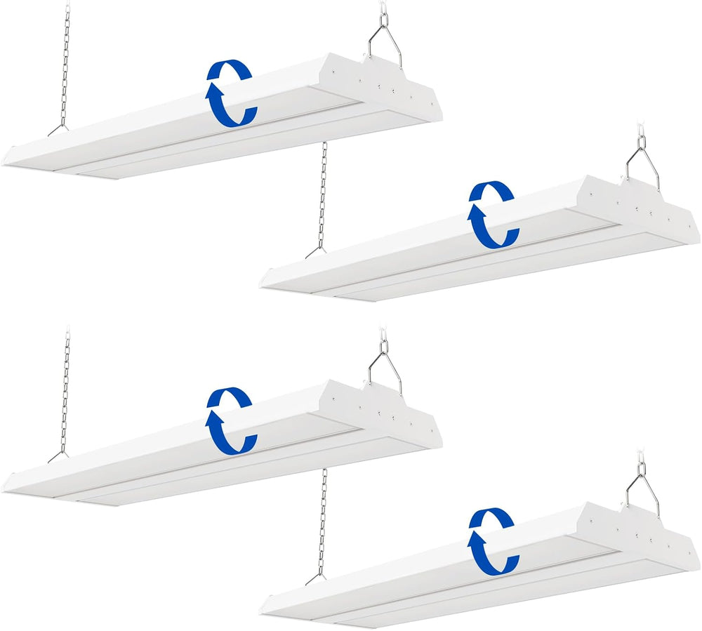 JTT 200/150/100W LED Linear Shop Lights, 2FT 30000LM 360° Adjustable Led High...