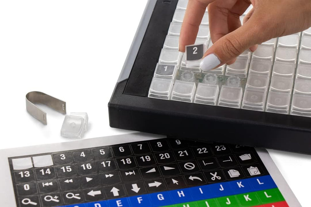 X-keys Programmable Keypads and Keyboards (128 Keys, XKE-128) Made in USA