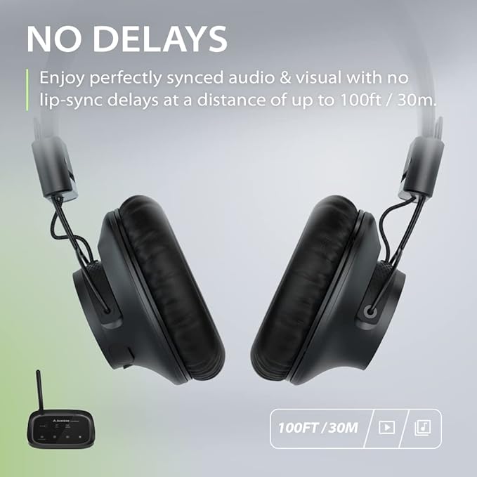 Avantree Shift - Wireless TV Multiple Headphones Pack,