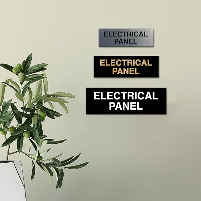 All Quality Basic Electrical Panel Sign (10 Pack)