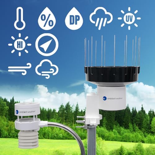 Ambient Weather WS-5000 Ultrasonic Smart Weather Station