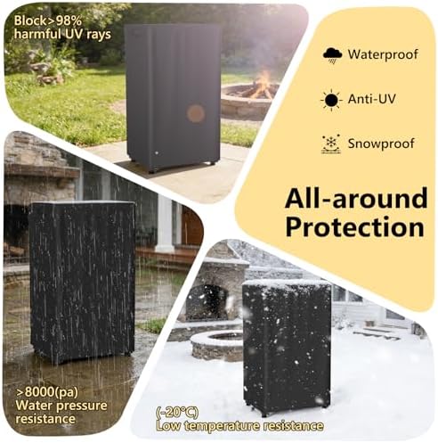 AKEfit 2ft Firewood Racks Cover,Heavy Duty Waterproof Outdoor Logs Holder Sta...