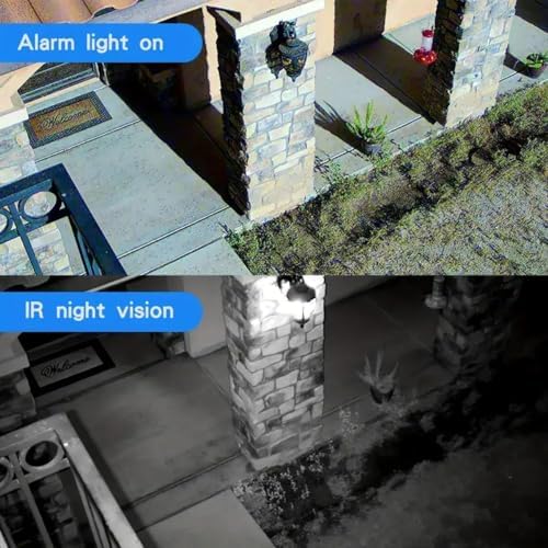 EVERSECU 2K WiFi PTZ Bullet Camera, Outdoor/Indoor, Pan/tilt, 2-Way Audio, Ni...