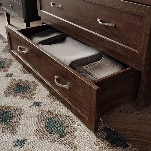 AFI, Northfield Murphy Bed Chest Twin XL with 6" Mattress, Burnt Amber
