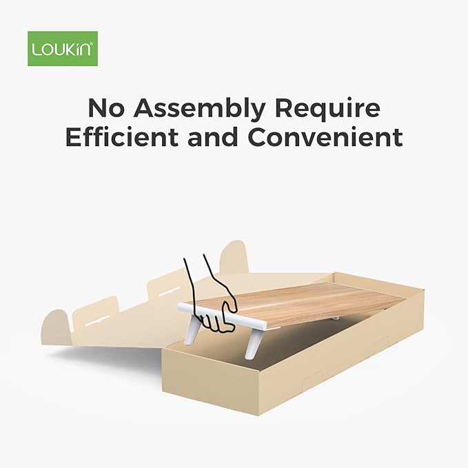 loukin Monitor Stand Riser for Desk, 22.4" x 8.3" Larger Computer S...