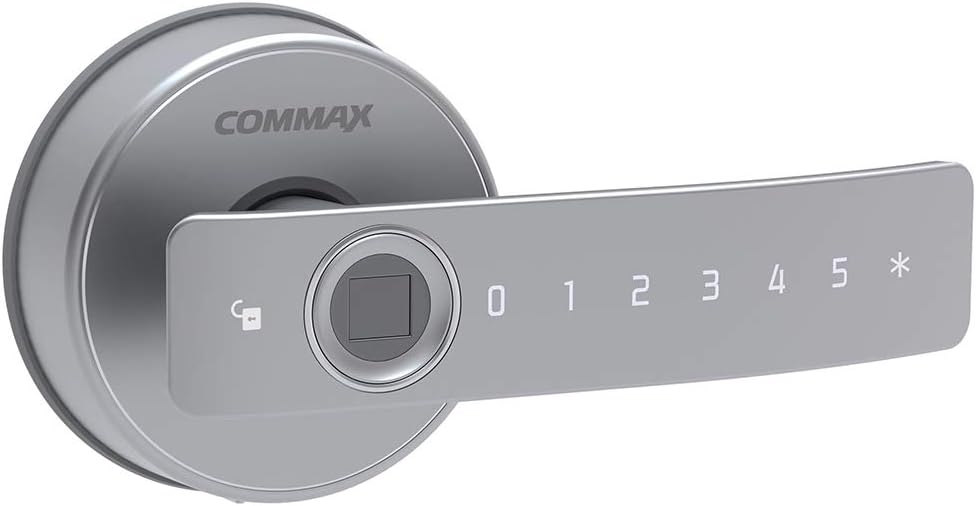 COMMAX CDL-800WL Digital Lever Lock, Biometric Fingerprint, Hidden Touchscree...
