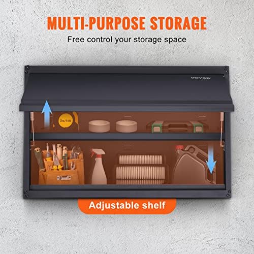 VEVOR Metal Storage Cabinet, 120lbs Load Capacity per Shelf, 20'' Tal...