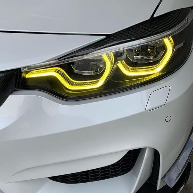 SOCAL-LED LIGHTING Yellow Angel Eye Daytime Running Light DRL Adaptive