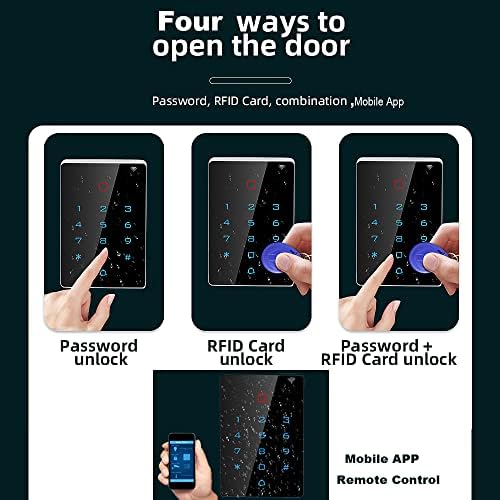 WiFi Work with Tuya Mobile APP,125khz Card,WiFi Access Control keypad,Door Lo...