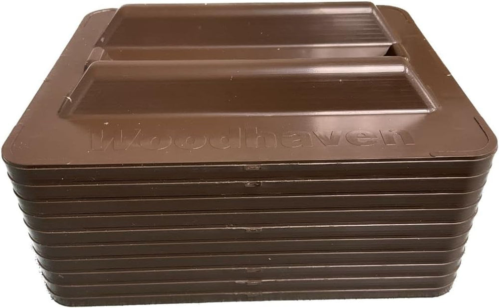 Woodhaven Firewood Rack Support Bases Brown - Made In USA