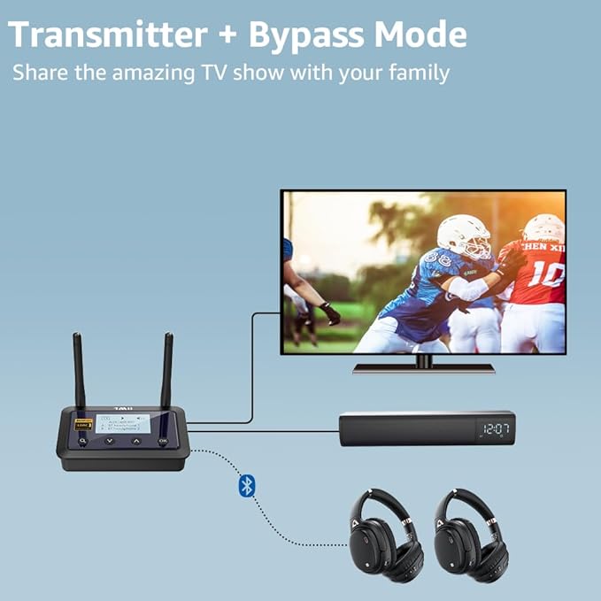 1Mii B03Pro+ Bluetooth 5.3 Transmitter Receiver Certified LDAC