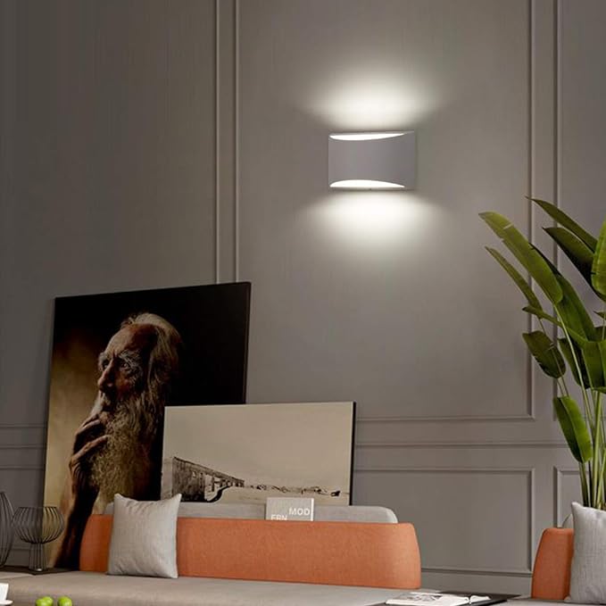 Aipsun Indoor Aluminum Modern LED Wall Sconce Hardwired Interior Wall Lights ...