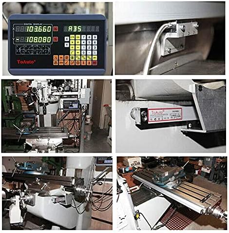 26" 30" 12" DRO 3 Axis Digital Readout 5um Precision Linear Gl...