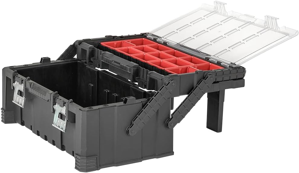 Keter 17187311 Tool Box Including Assorted Master Pro Series Cantilever Tool ...