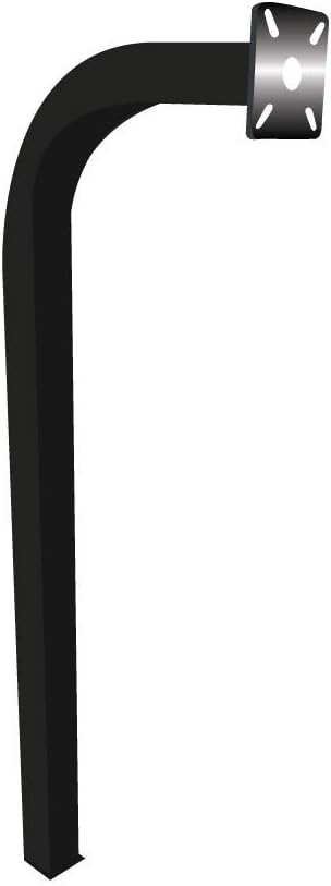 Standard Direct Burial Goose Neck Pedestal Aluminum 2" X 2" X 60&qu...