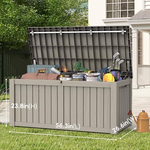 LubanNese Outdoor Storage Box, Waterproof Deck Box, Outdoor Patio Storage Bin...