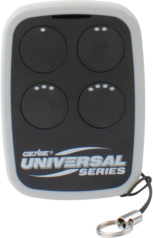 Genie 40658R Universal 4-Button Garage Door Opener Remote