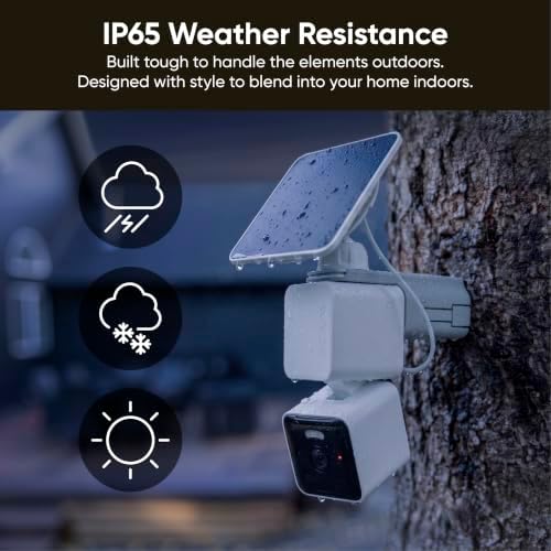 WYZE Solar Cam Pan, 2K Security Cameras Wireless Outdoor, Battery Powered