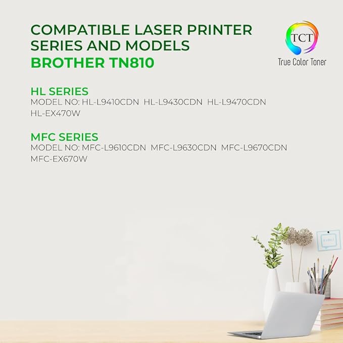 TCT TN810 Yellow Toner Cartridge
