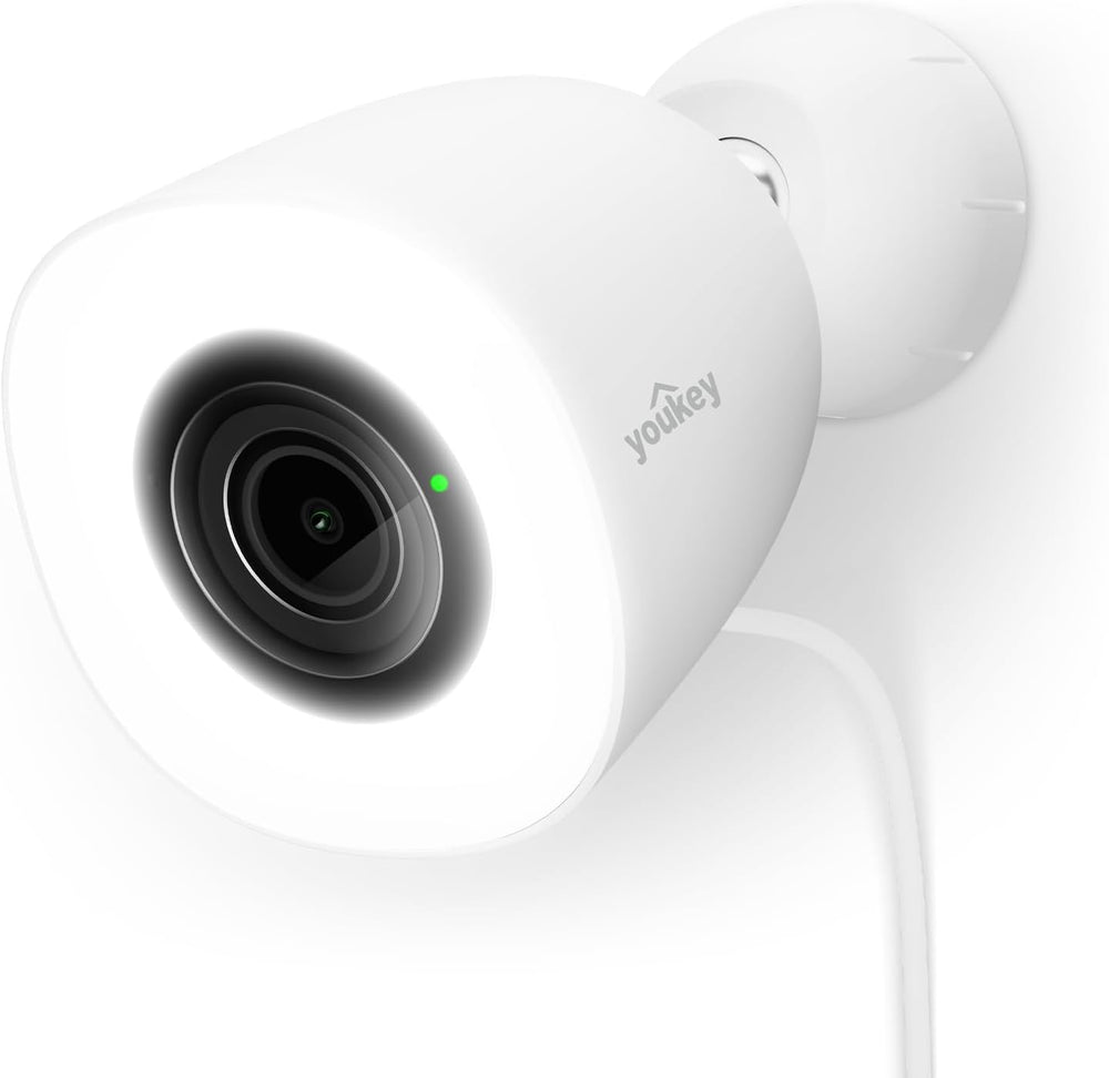 youkey 2.5K Outdoor Security Camera, Color24 Daylike Clarity at Night