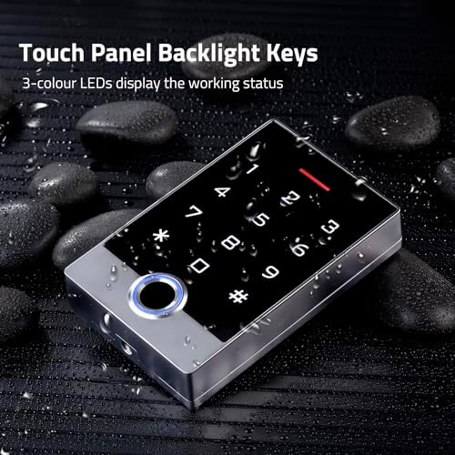 Wireless WiFi TUYA Access Control System, Fingerprint Password ID Keypad