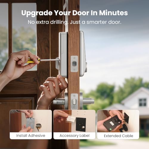 DESLOC WiFi Fingerprint Smart Keypad Door Lock D110 Plus with App Control