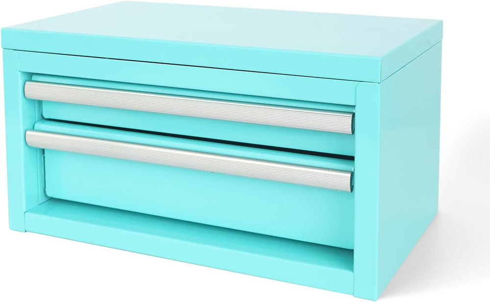 Mini Steel Tool Box with Drawers - Small Tool Chest for Small Item Storage Or...