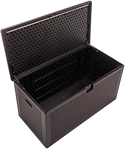 BTExpert Set of 2, 150 Gallon Extra Large Deck Box Outdoor Storage Container ...