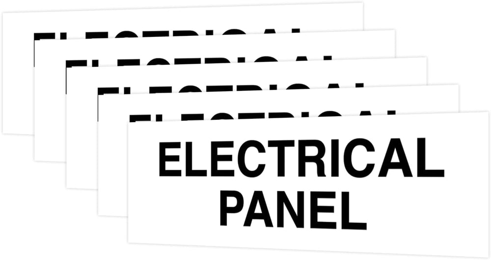 All Quality Basic Electrical Panel Sign (5 Pack)