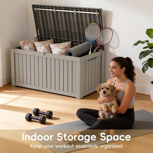 LubanNese Outdoor Storage Box, Waterproof Deck Box, Outdoor Patio Storage Bin...