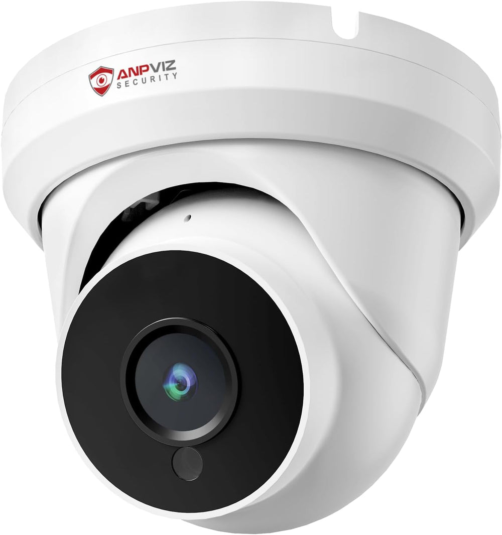 Anpviz 4MP PoE IP Turret Security Wired Camera Audio for Outdoor Indoor