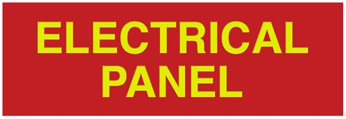 All Quality Basic Electrical Panel Sign (5 Pack)