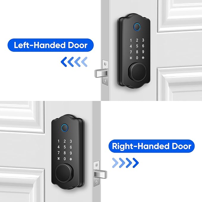 Fingerprint Smart Door Lock, Keyless Entry Deadbolt, Electronic Biometric