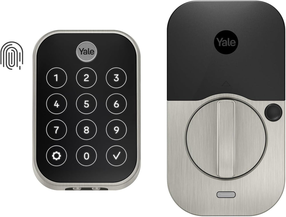 Yale Assure Lock 2 Touch Deadbolt, Satin Nickel Keyless Entry Door Lock with ...