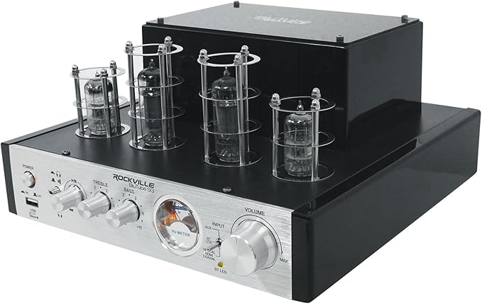 Rockville BluTube SG 70W Home Theater Tube Amplifier Stereo Receiver,