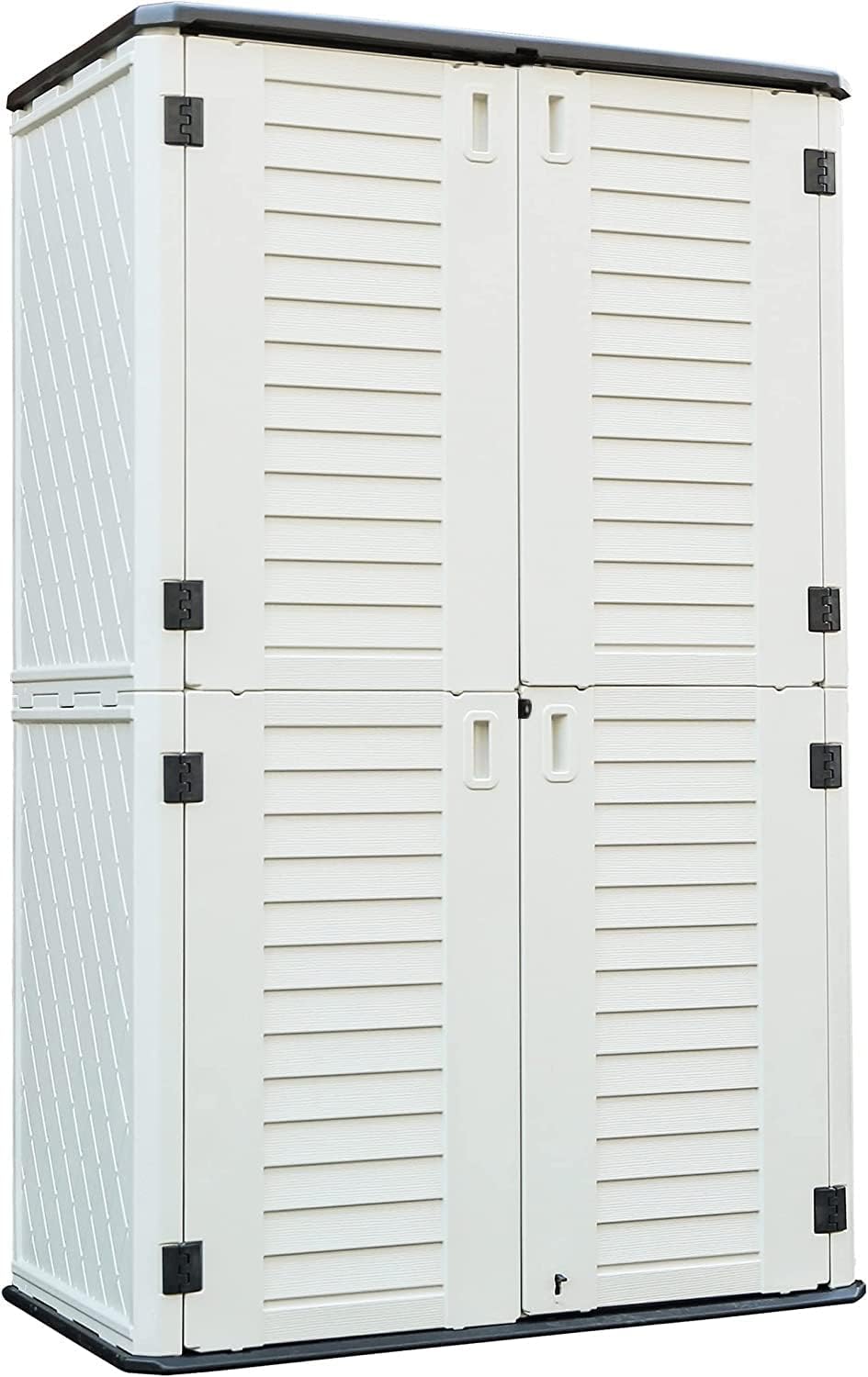 Kinying Outdoor Storage Cabinet, Vertical Storage Shed Perfect to Store Patio...