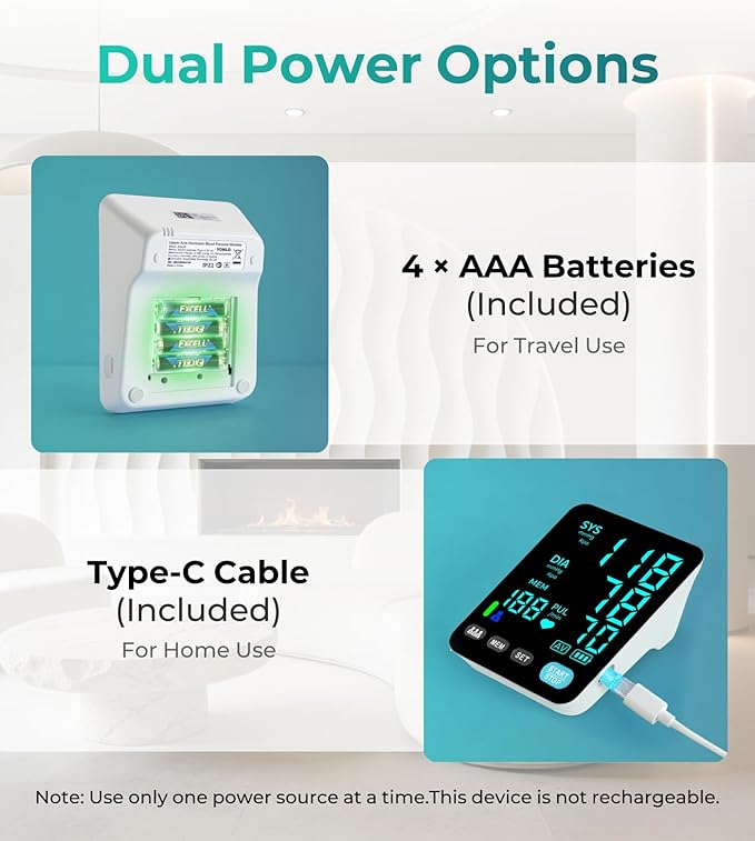 YONLO Blood Pressure Monitor, Automatic Upper Arm Blood Pressure Monitors