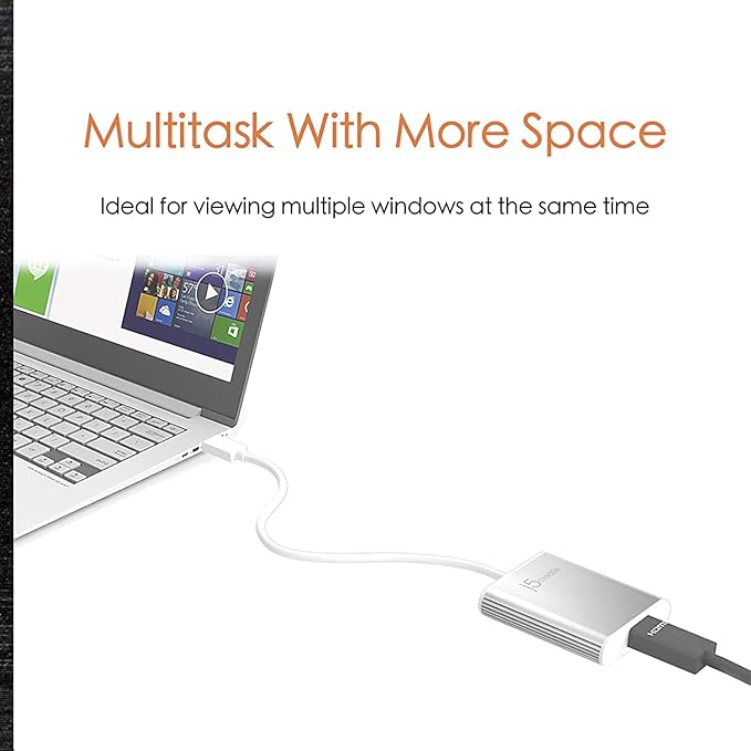 j5create USB 3.0 to 4K HDMI Display Adapter USB 3.0 Male Type-A Connector |