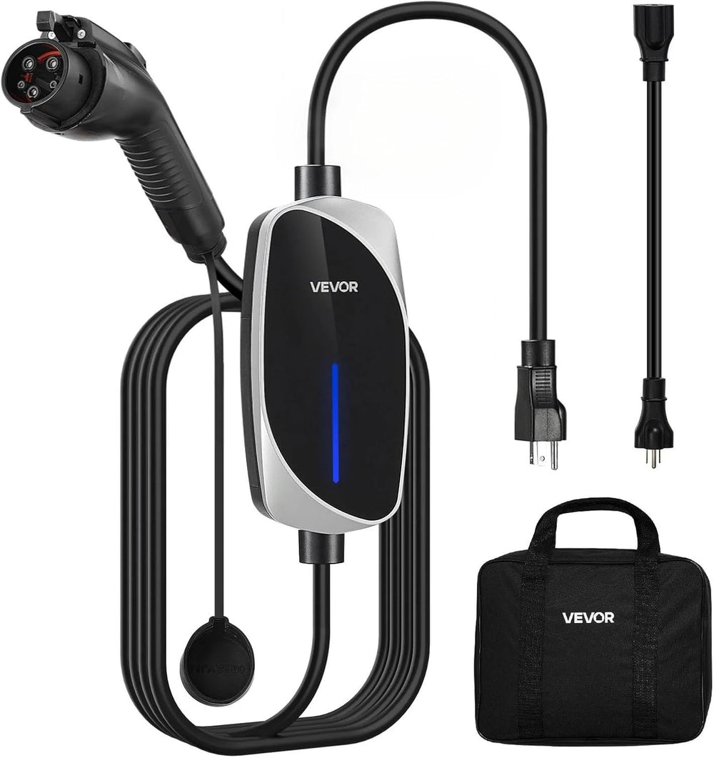 VEVOR Level 1&2 EV Charger, 16 Amp, Electric Vehicle Portable Charger
